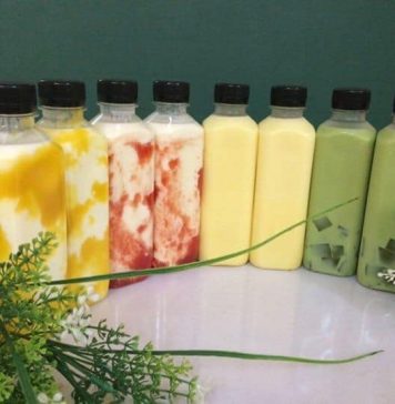 Các bước đơn giản làm sữa chua uống vị hoa quả thơm ngon, mát lạnh