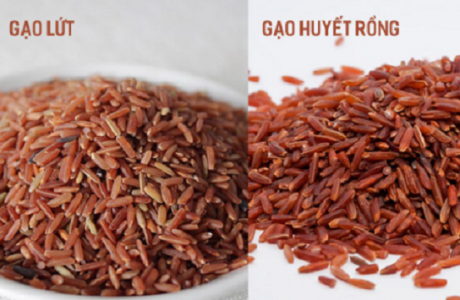 Phân biệt gạo lứt và gạo huyết rồng