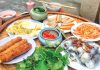 Món cuốn mỡ hành ở Thanh Trì